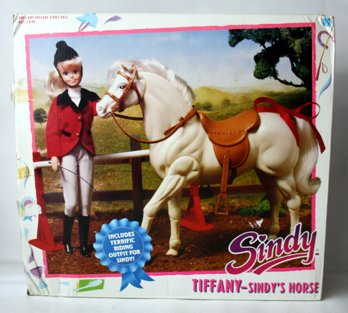 Very Rare Vintage 1989 Sindy Tiffany Horse With Accessories Hasbro New !