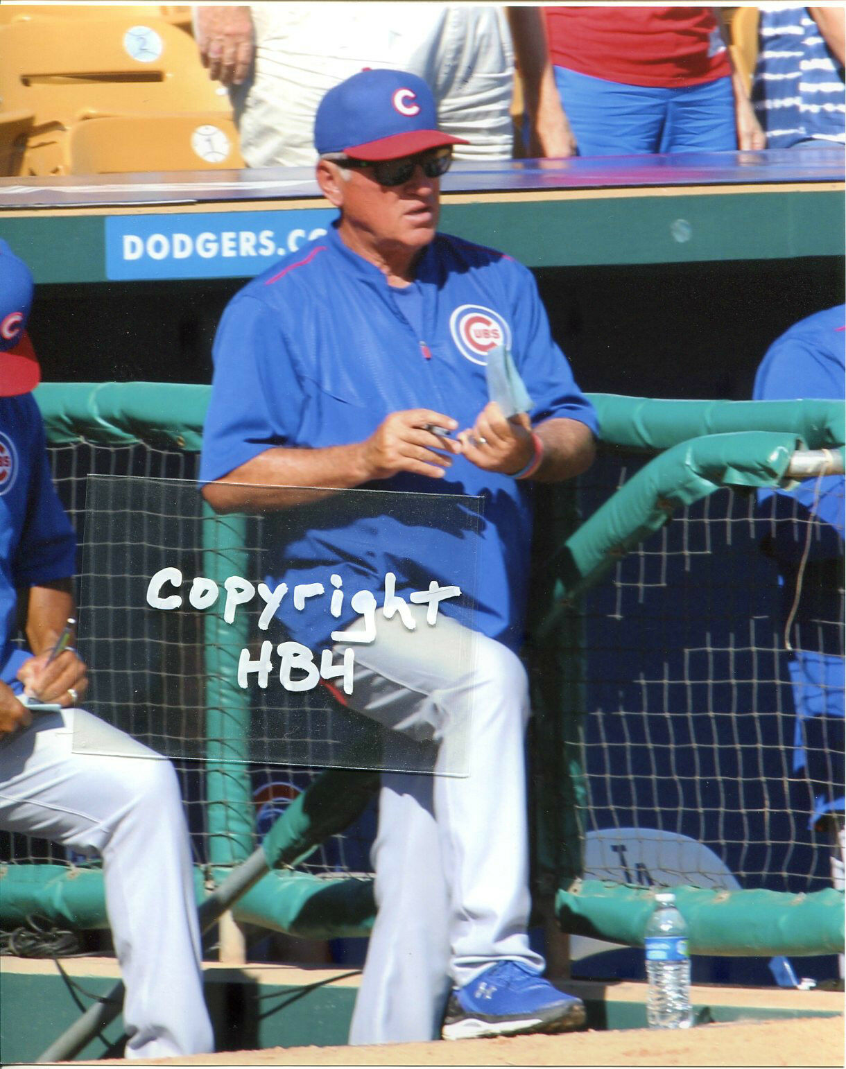 Joe Maddon In Action Chicago Cubs (c) #2 V Cws Photo 2015