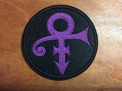 Prince The Artist Love Symbol Purple Logo Patch - Embroidered Iron On Patch 3 "