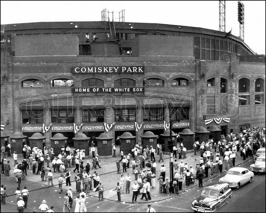 1950's Comiskey Park Photo 8x10 - Chicago White Sox