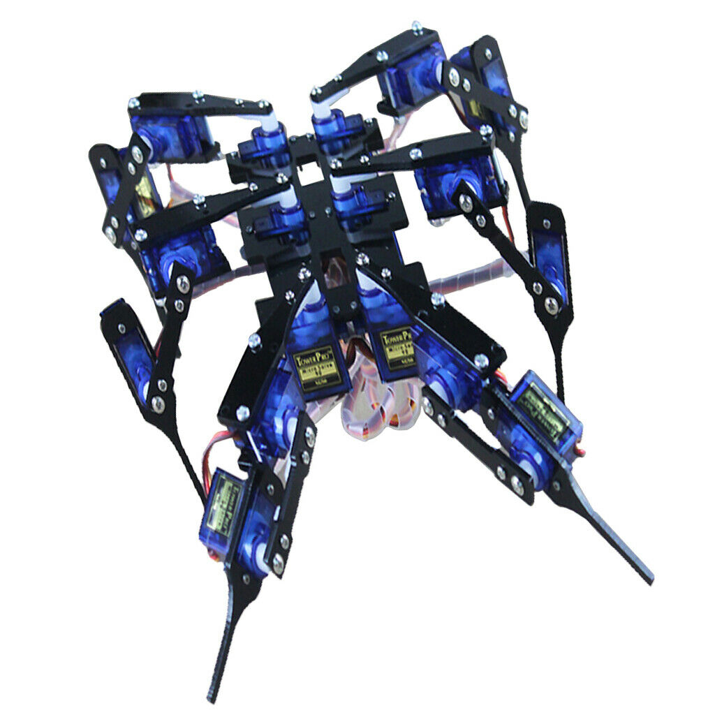 Hexapod/6-legged Robot Black Spider Robot Full Set Of Bracket Accessories