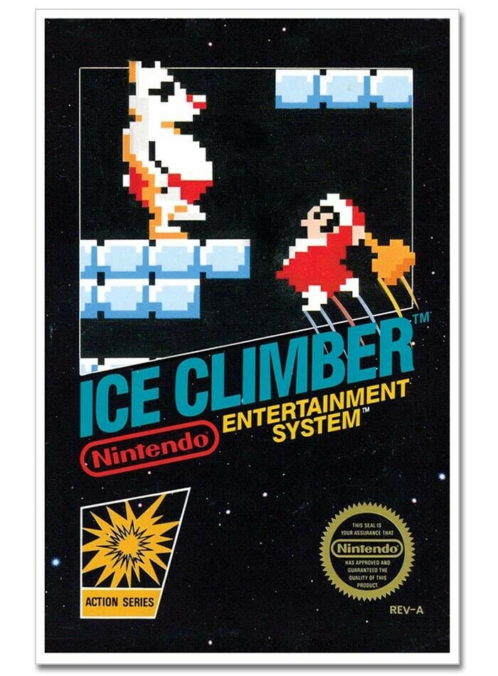 Ice Climber Video Game Poster 11x17