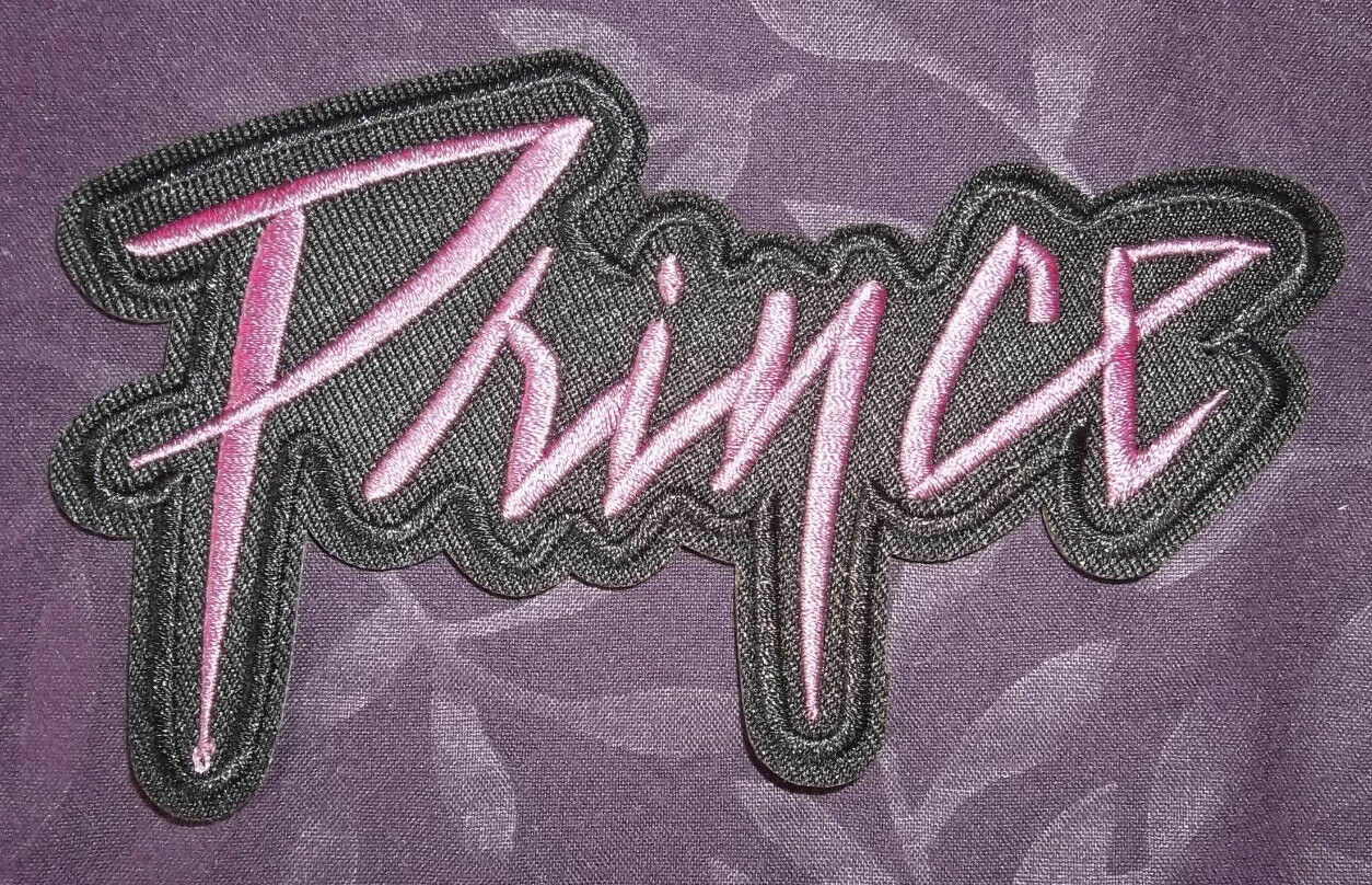 Prince Patch Purple Rain Logo Embroidered Sew/ Iron On Diy