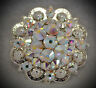 Crystal Berry Concho ~ Handcrafted With Ab Crystal  Swarovski Elements