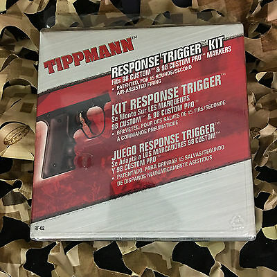 New Tippmann 98 Custom Rt Paintball Response Trigger Kit (rt-02)
