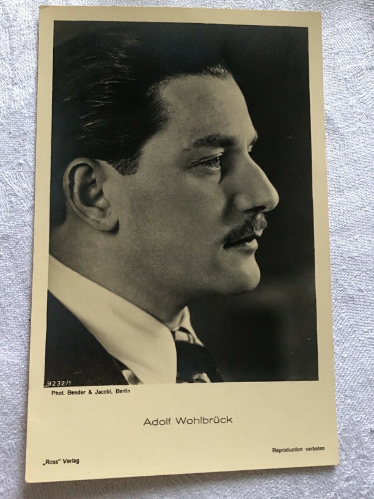 Anton Walbrook Adolf Wohlbruck 1920s Ross Verlag Postcard No2 21/1
