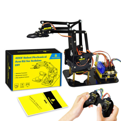 Keyestudio 4dof Programming Robot Robotics Arm Starter Kit For Arduino Project