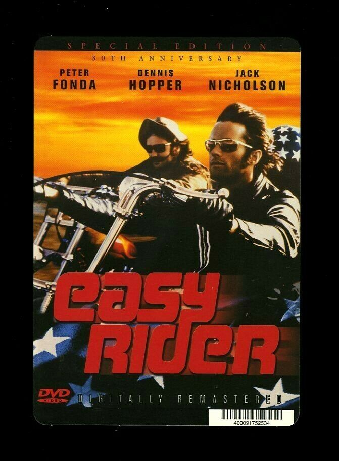 Easy Rider - Blockbuster Backer Card/mini Poster Not A Movie
