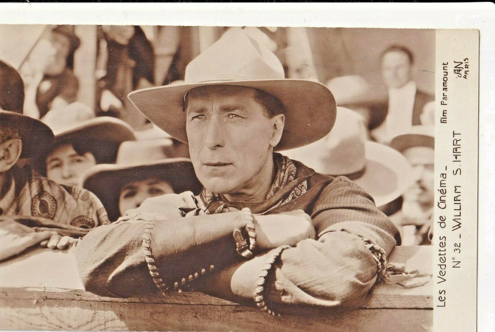 William S Hart-hollywood Western.cowboy Silent/talkies Movie Star 1920s Postcard