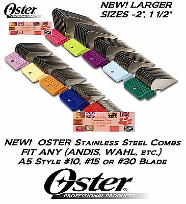 Oster Stainless Steel Attachment Guard Blade Comb*fit A6 A5,most Wahl Clippers