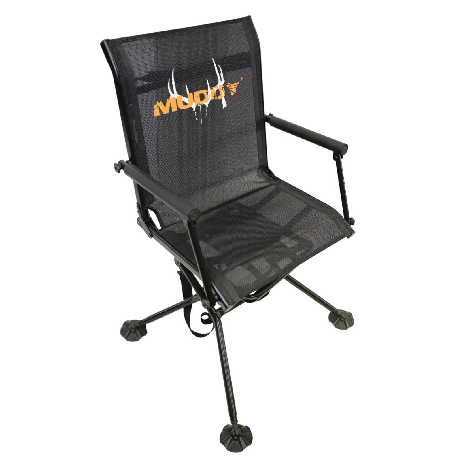 Hunting Ground Blind Chair 360 Degree Swivel With Adjustable Legs Steel Frame