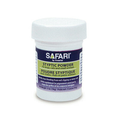 Safari Styptic Powder For Dogs, Cats And Small Animals  Powder Blood Stop W6185