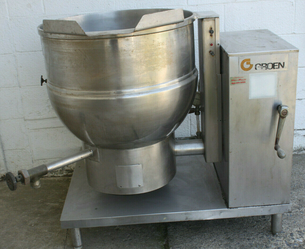 Groen Dht/1p-40 40 Gallon Tilting Stainless Jacketed Kettle Nat Gas